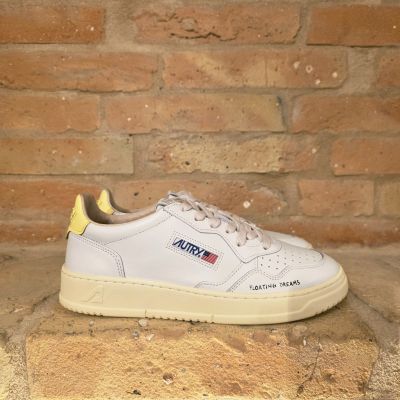 Autry Sneakers White Yellow...