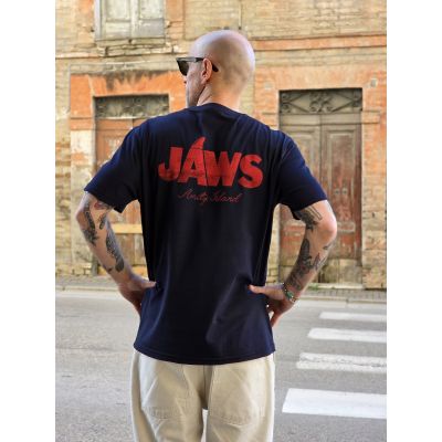Bl' ker T-shirt Jaws Blu Navy