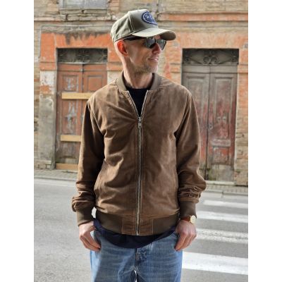 Schott N. Y. Bomber Nabuk...