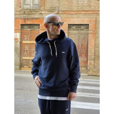 Autry Felpa Tuta Cappuccio Blu