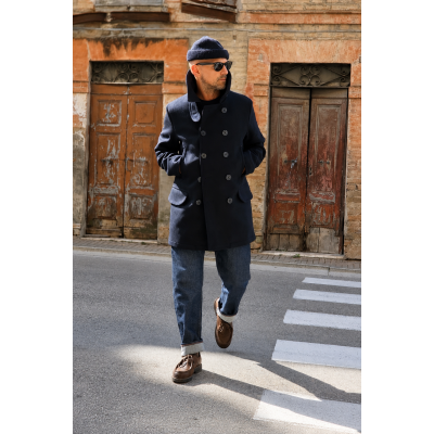 Tela Genova Classic Peacoat...
