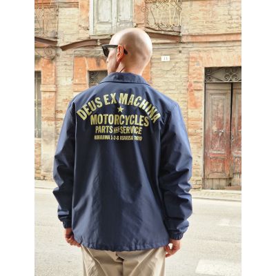 Deus Coach Jacket Tokyo Navy